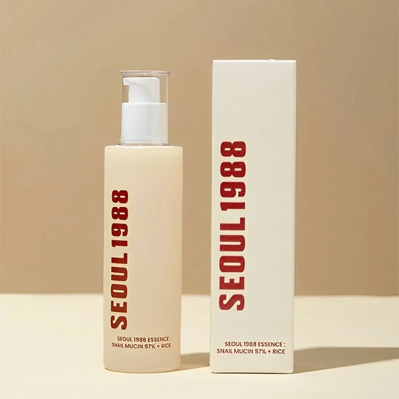 Korean Skin Care Set Seoul 1988 Eye Cream Snail Mucin Skincare Set Facial Sunscreen Cream Vitamin C Moisturizing Firming Essence