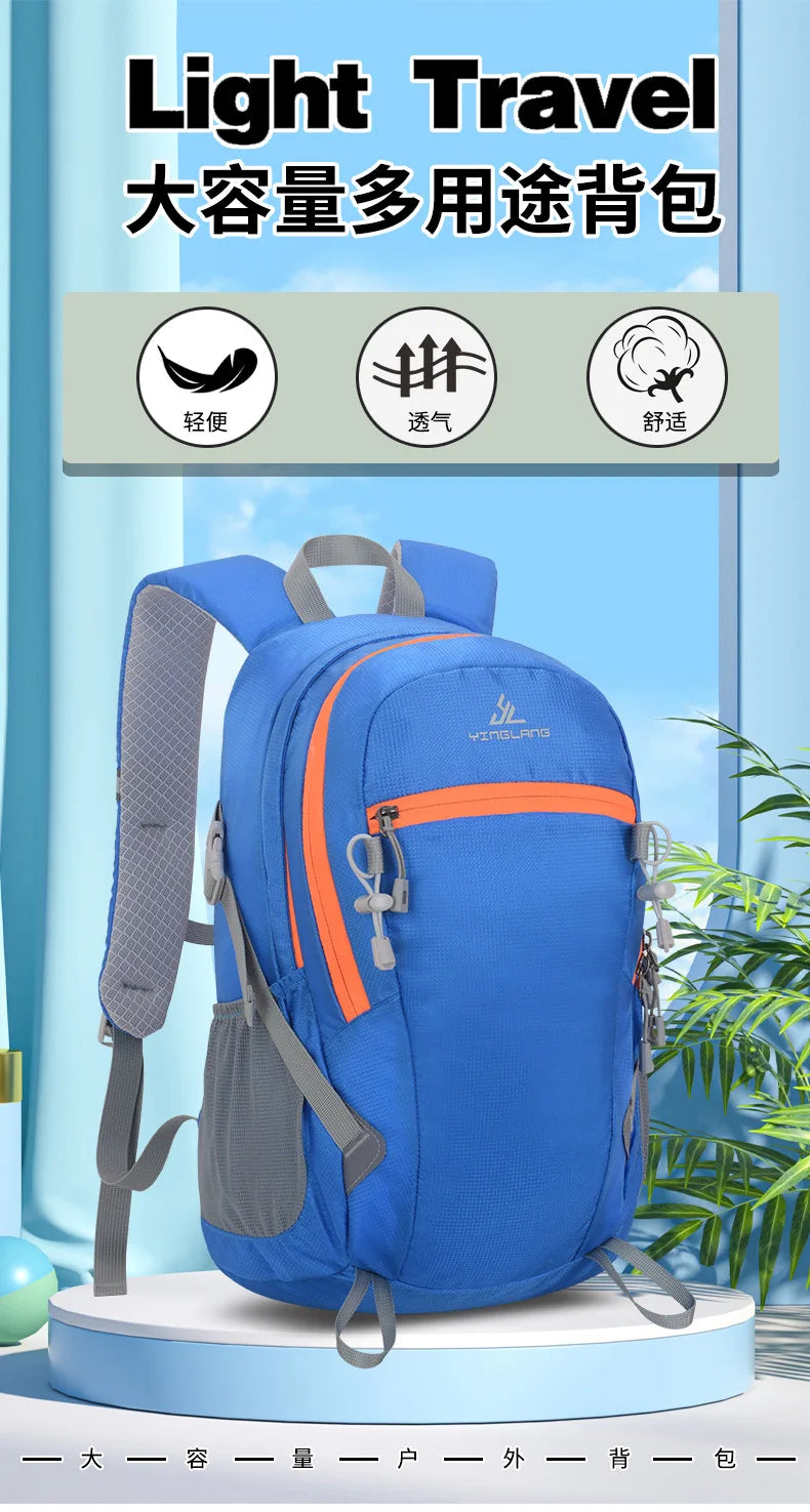 Lightweight and Portable 20L Outdoor Sports Backpack for Hiking Climbing Traveling backpacks school bag mochilas