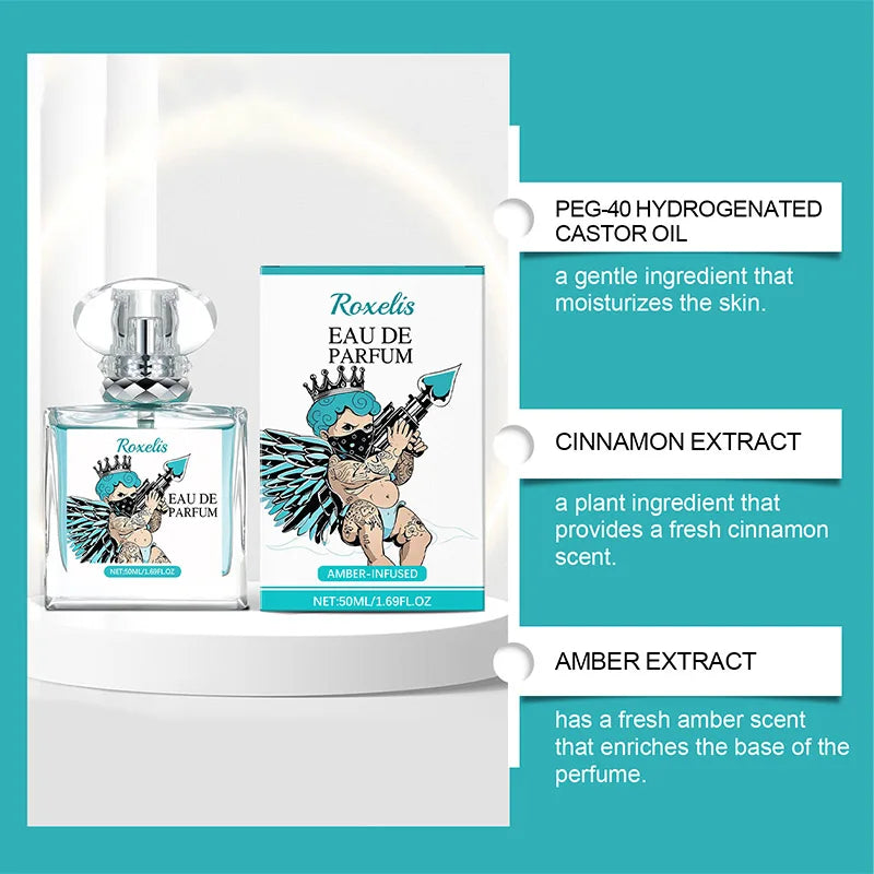 Men's Pheromone Cologne Fruity Fragrance Men Exude Charm Warm Fragrance Lasting Fragrance Portable Fresh Nature Bergamot Perfume SwiftNest