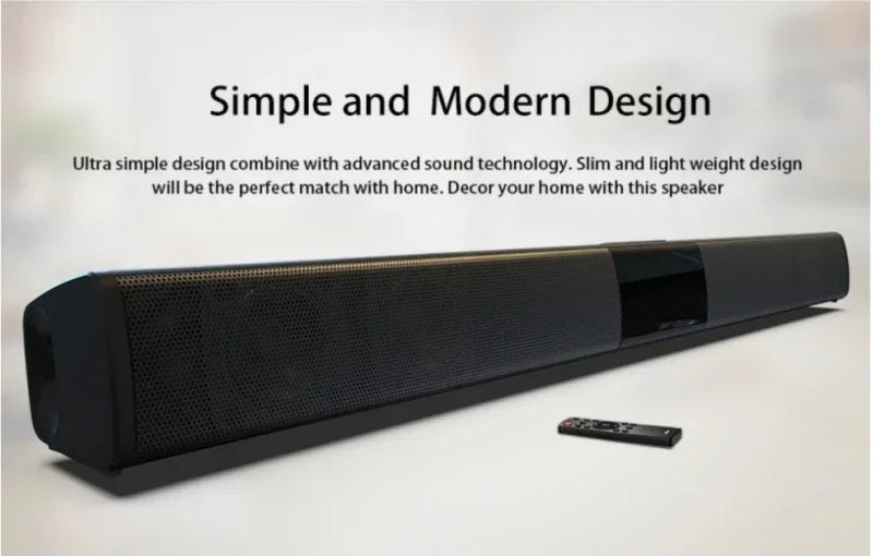 Bluetooth Speaker Super Powerful Sound Bar Portable Wireless Surround Stereo Home TV Sound Box Subwoofer FM Radio Home Theater