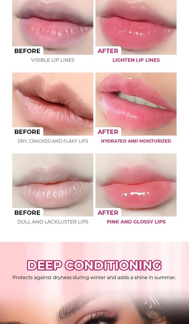 أحمر شفاه مرطب بيوتي جلازد بير، مرطب شفاه ملون، أحمر شفاه مغذي، سهل التلوين، مائي