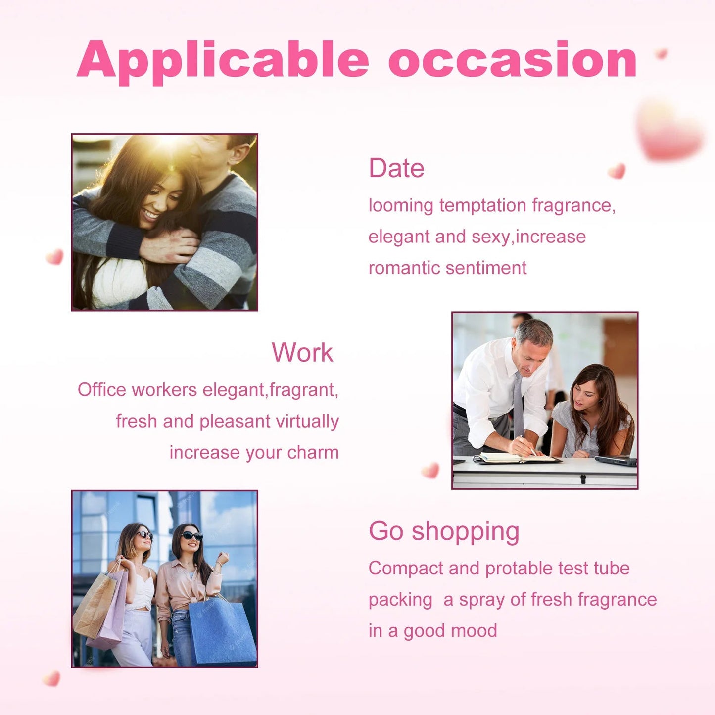 Glamour Perfumes Floral Scent Refreshing Natural Fragrance Enhanced Scent Pheromones Light Fragrance Body Mist Fragrant Perfume SwiftNest