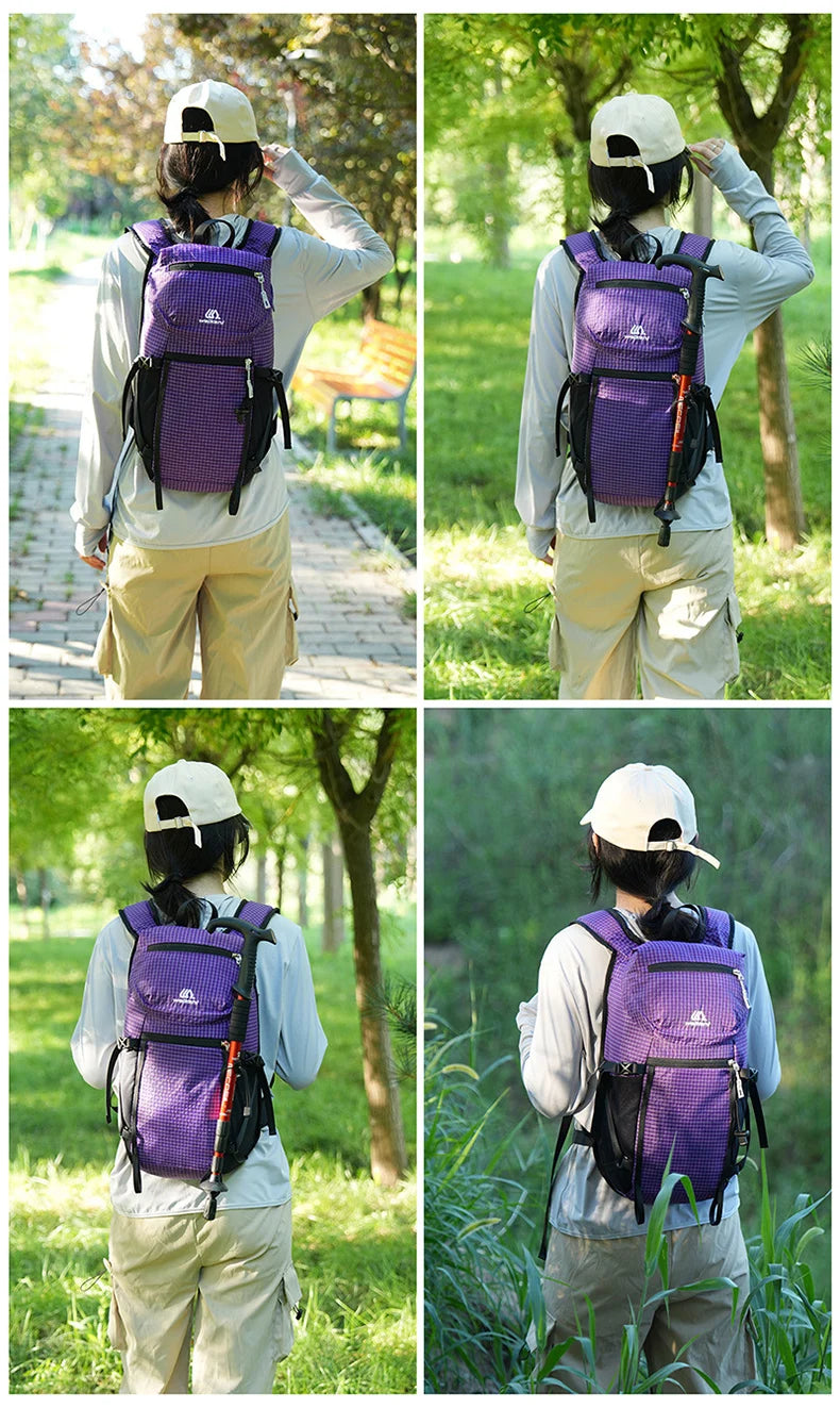 Outdoor Cycling Mountaineering Sports Hiking Backpack Men Women Large Camping Trekking Rucksack Running Climbing   Training Bags