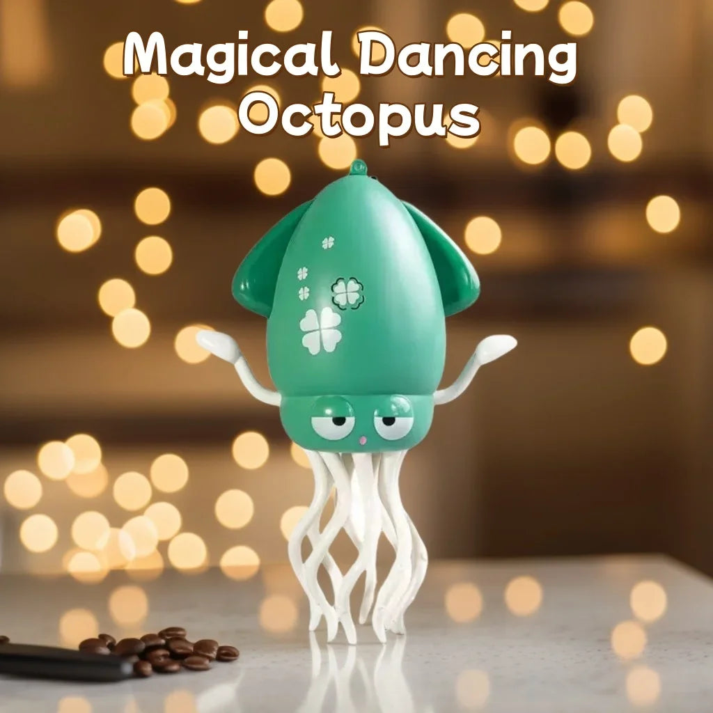 Kids Electronic Pet Toys Interactive Development Toys Induction Lying Flat Squid With Light&Music Tummy Time Gifts NEWDancing