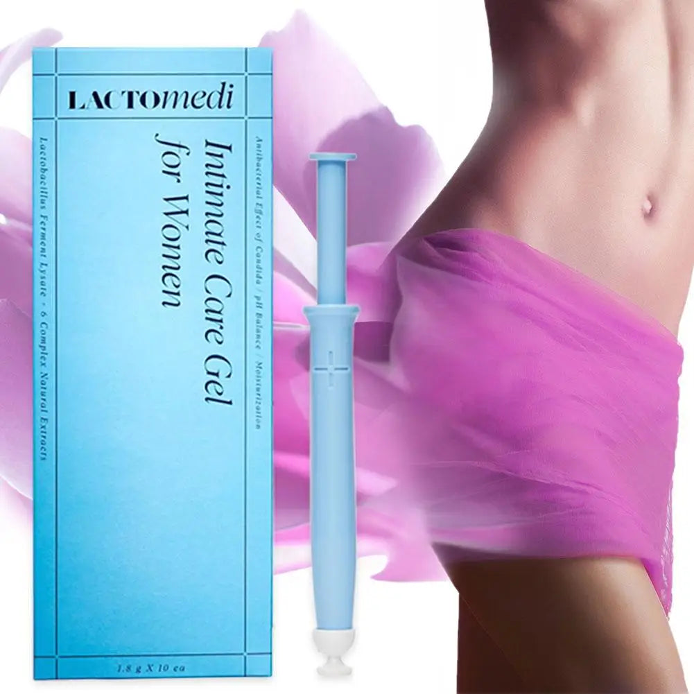 10Pcs Intimate Care Gel For Women PH Balancing Feminine Wash Antibacterial & Moisturizing Refreshing Gel