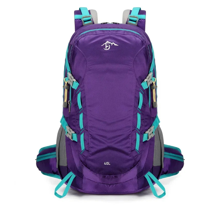 Outdoor TravelBackpack 30-40L Men's and Women's Outdoor Sports Bag Waterproof Camping Hiking Rain