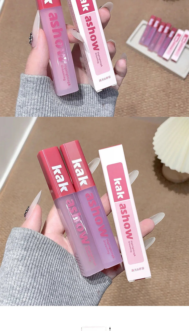 kakashow flawless beautification liquid, light and thin skin makeup, concealer highlights, natural makeup