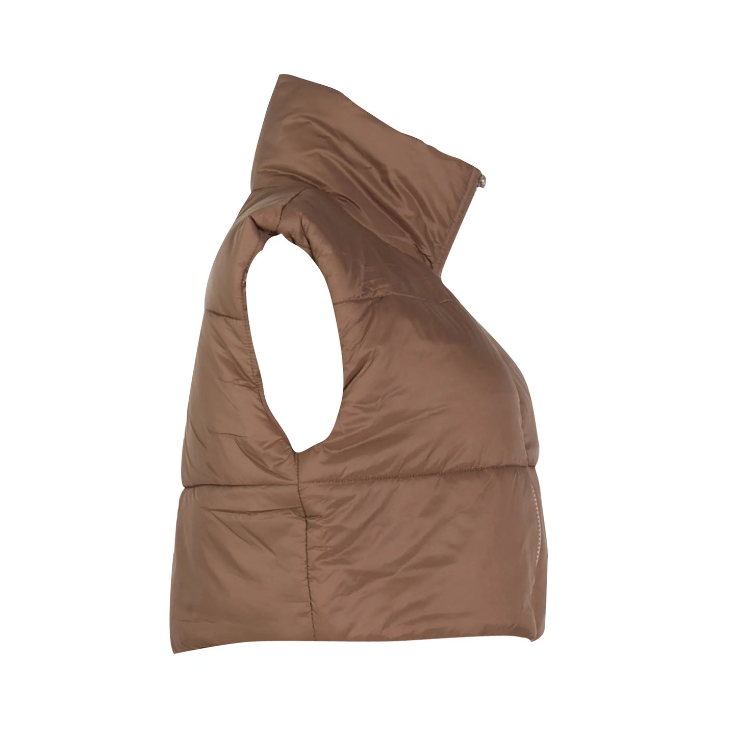 Women's Winter Vest Fashion Faux Leather Padded Jacket Coat Vintage PU Black And White Female Short Waistcoat Chic Clothes Tops