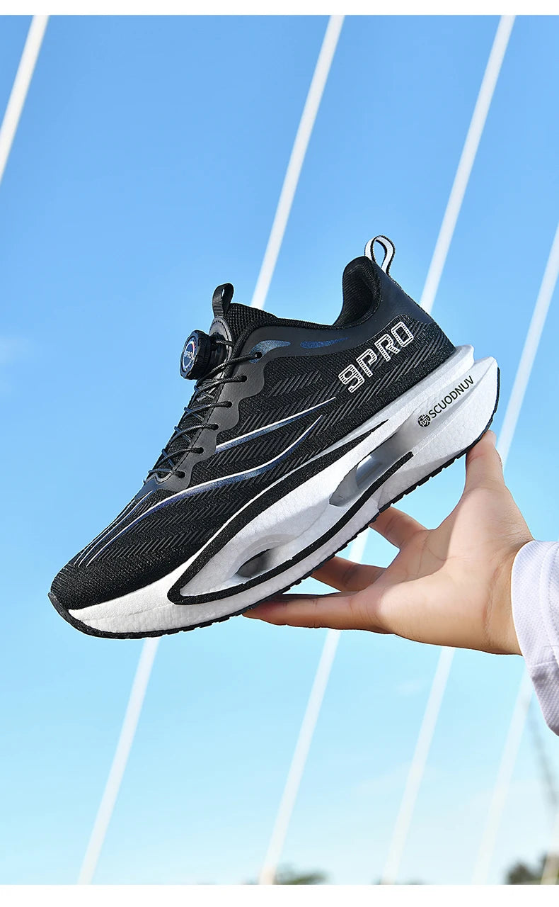 Men Running Shoes Casual Professional Marathon Sports Breathable Lightweight Women Comfortable Athletic Sneakers Carbon Plate
