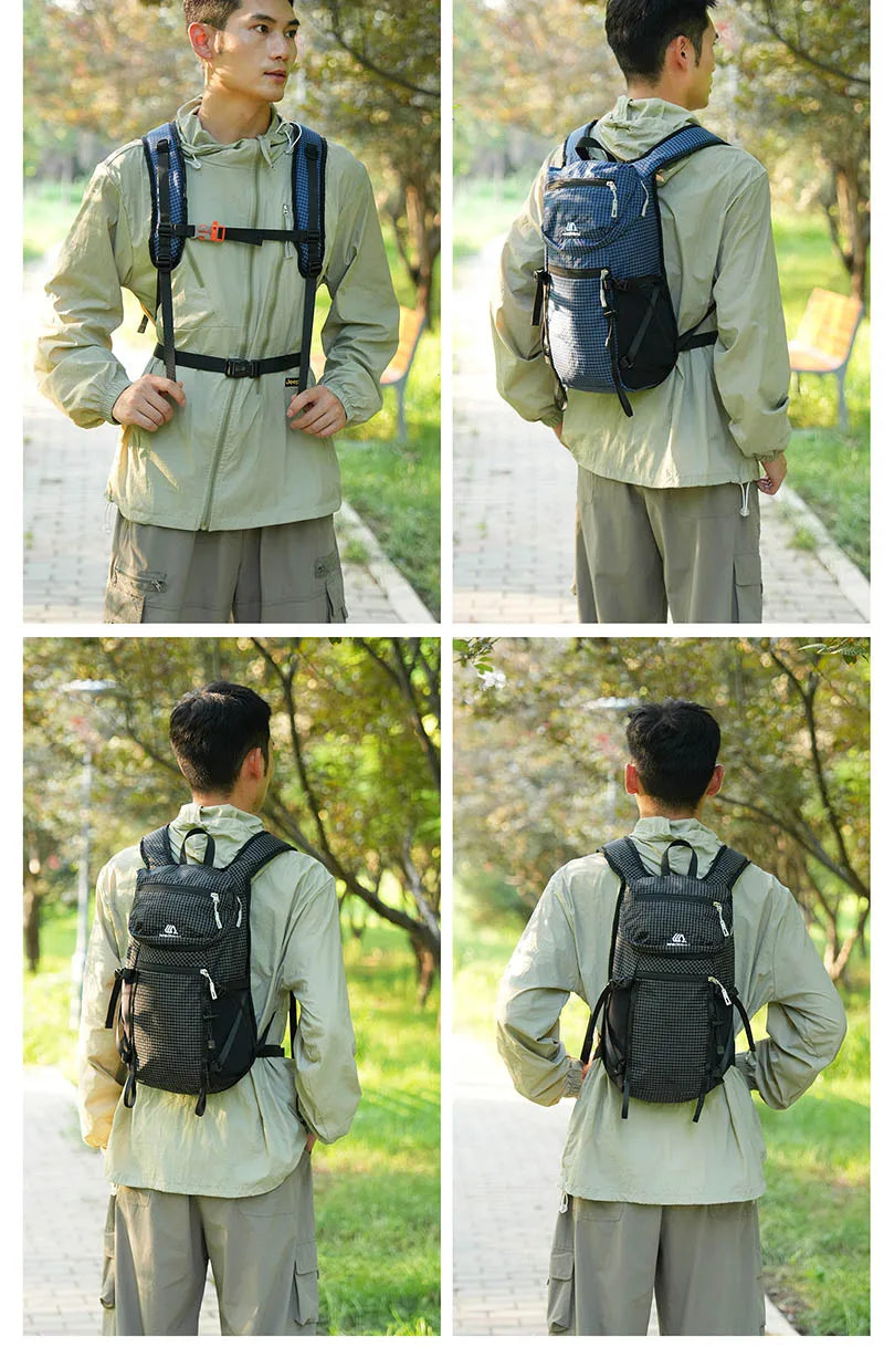 Outdoor Cycling Mountaineering Sports Hiking Backpack Men Women Large Camping Trekking Rucksack Running Climbing   Training Bags