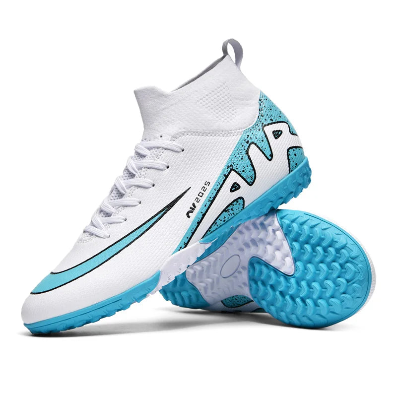 Indoor Competition Football Shoes Outdoor Grass Anti Slip Sports Shoes Light Breathable Casual Shoes Traning Sneakers Teenagers