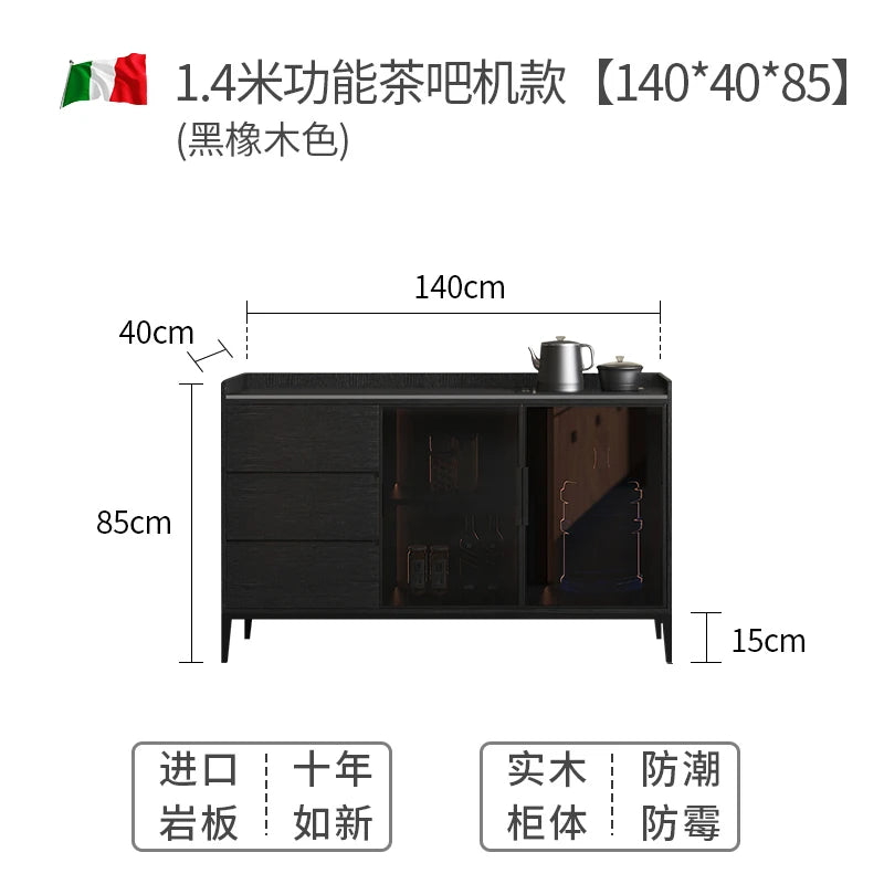 Kitchen Shelf Cabinets Living Room Storage Display Black Closets Cabinet Buffet Cupboard Mueble Recibidor De Entrada Decor