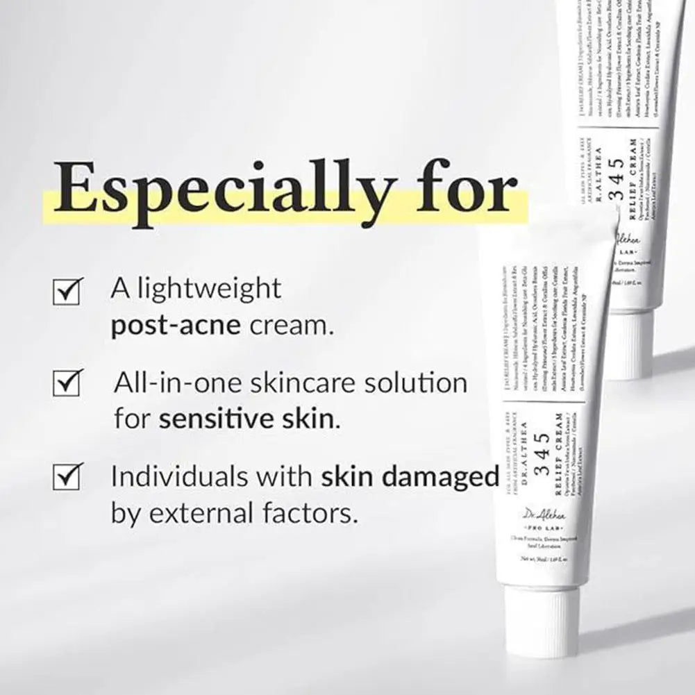 Korean Skin Care -  Intensive Repair 345 Relief Cream, VC Boosting Serum, 345 Whitening Cream, Relief Essence, Cleansing Balm