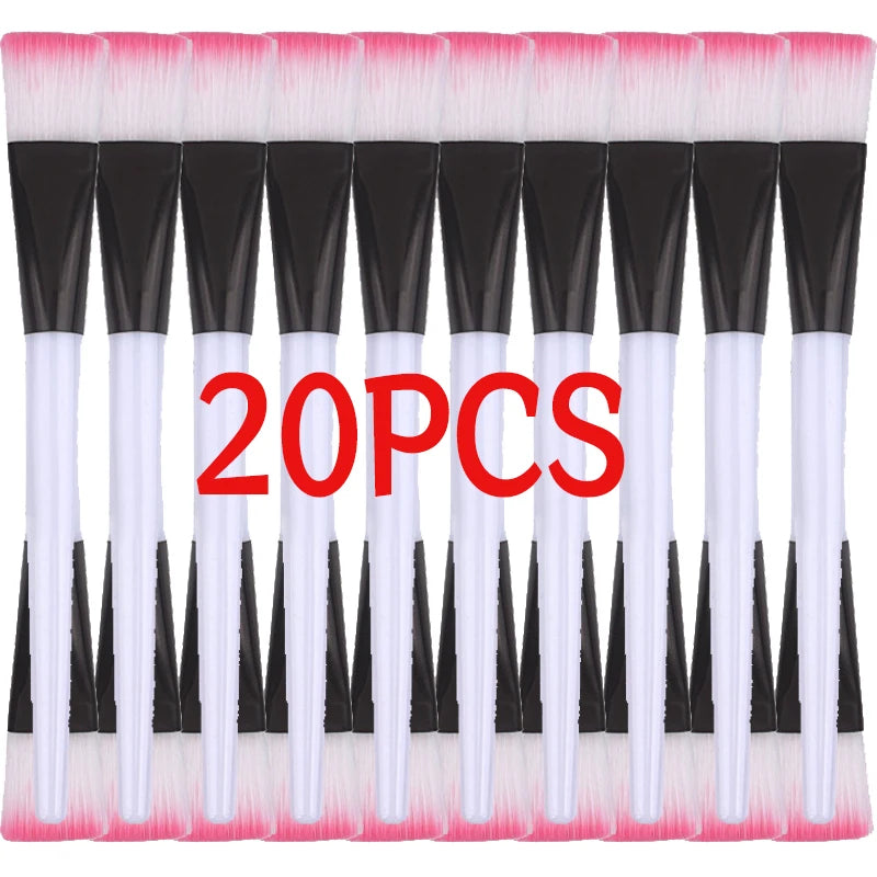 فرش أقنعة الوجه التجميلية، أدوات صنع أقنعة الوجه المصنوعة يدويًا من الشعر الناعم، فرش مكياج، أقنعة، أدوات وضع، صالون تجميل، سبا، أدوات العناية بالوجه