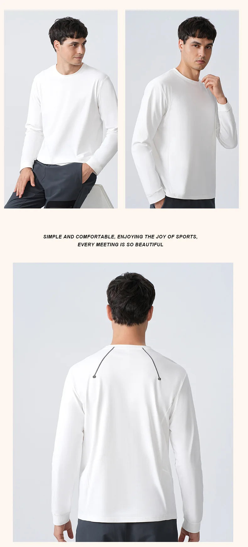 New Creative Outdoor Sports T-shirt Men's Bottom Round Neck Top Loose Casual Wear Tops Running Fitness Training Clothes