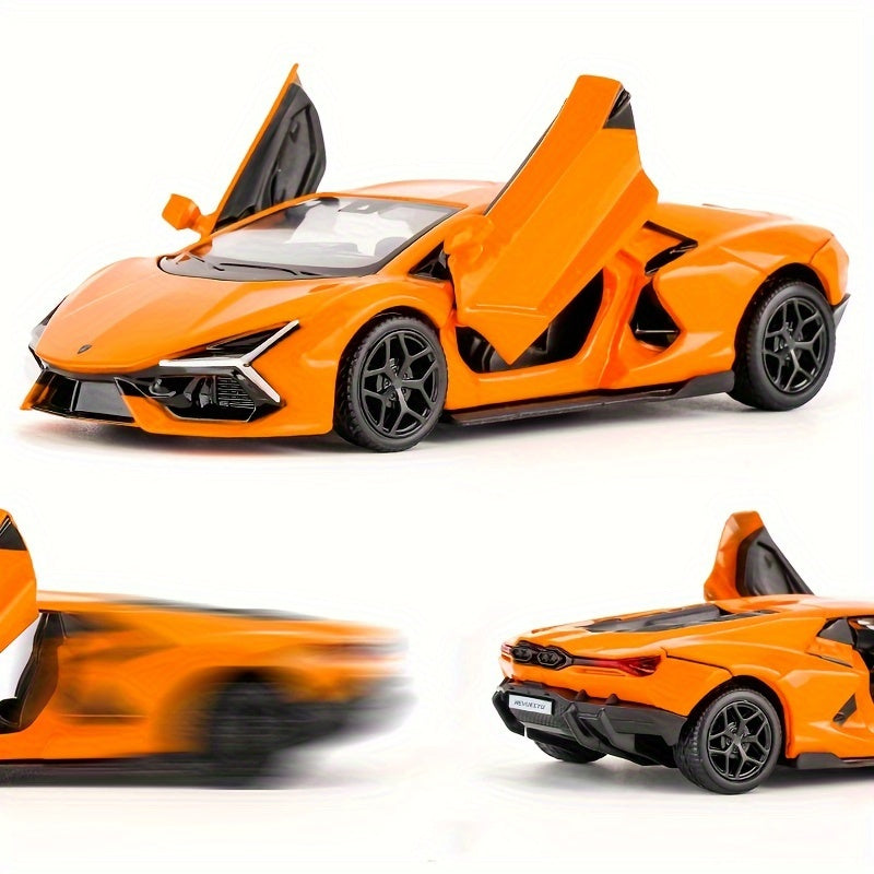 RMZ CITY 1:36 Diecast Model Cars Alloy Toy CarLamborghini Revington Alloy Toy Vehicle, Openable Doors, Pull Back Car, Toys for Kids, Adults, Metal Crafts for Boyfriend, Young People Gift
