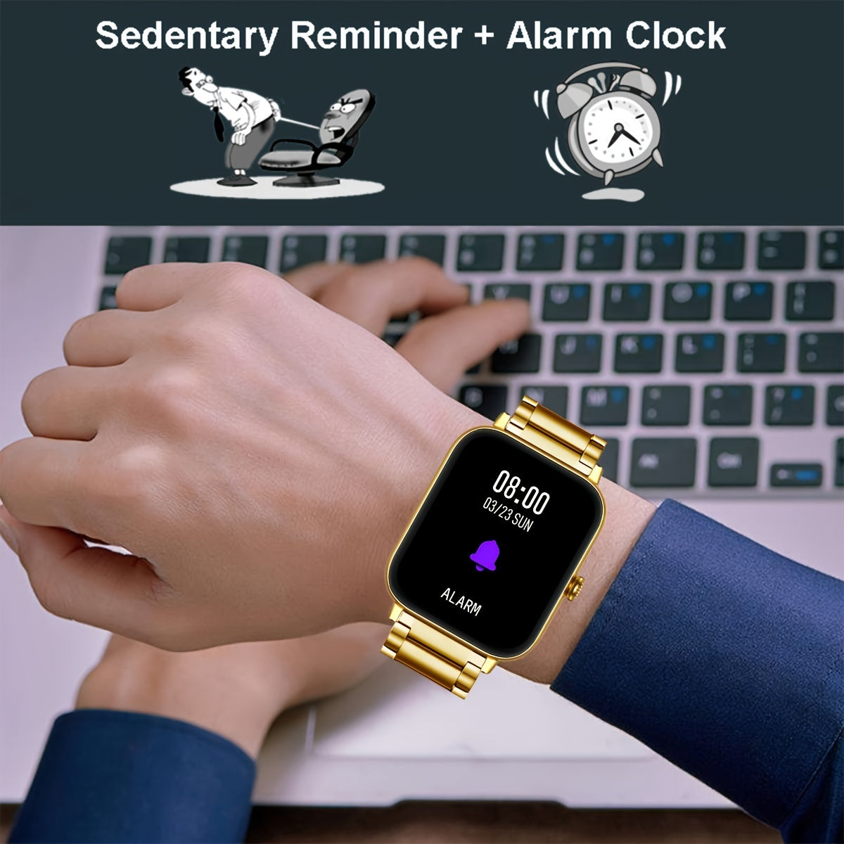 1.81-inch Touchscreen Smartwatch With Call Function (answering Calls, Dialing), Multi Sport Mode, Pedometer, Fitness Tracker For IPhone And Android Phones