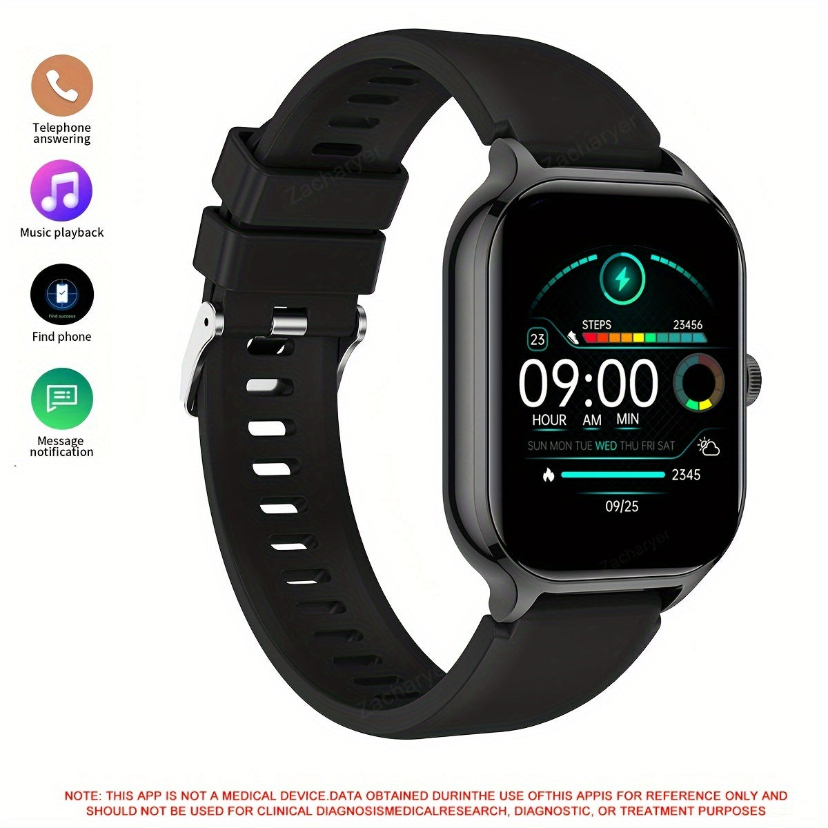 Smart Watch For IPhone And Android Phones, Full Touch Screen Smart Watch, Wireless Calling, Music Playback, Voice Control, Suitable For Both Men And Women, With Multiple Sports Modes, Custom Wallpaper