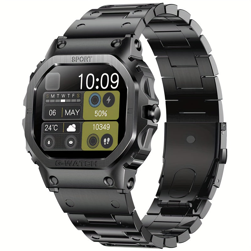 2024 New Smart Watch For Men 1.57 Inches Outdoor Sports Smartwatch With Answer/Make Call Compatible With IPhone And Android Phones G-SHOCK Style