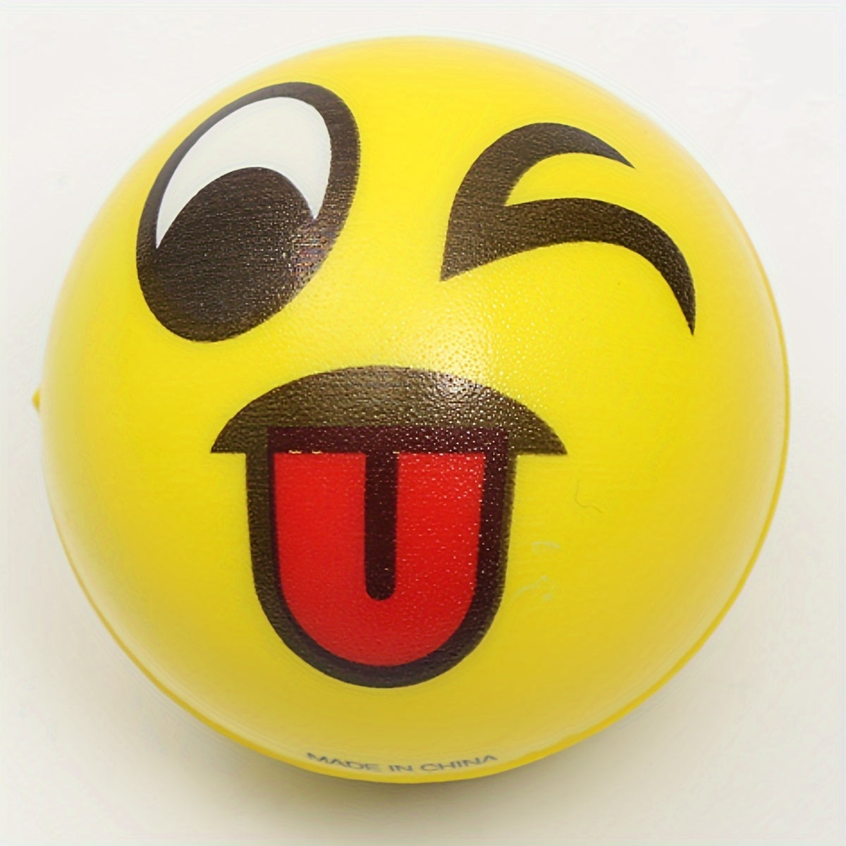 12-Pack Funny Face Stress Relief Squeeze Balls, Sponge Novelty Squishy Toys for Kids, Assorted Facial Expressions Gag Toys, Party Favors, Holiday Blind Box, Birthday Gifts for Ages 3-8, TPU Material