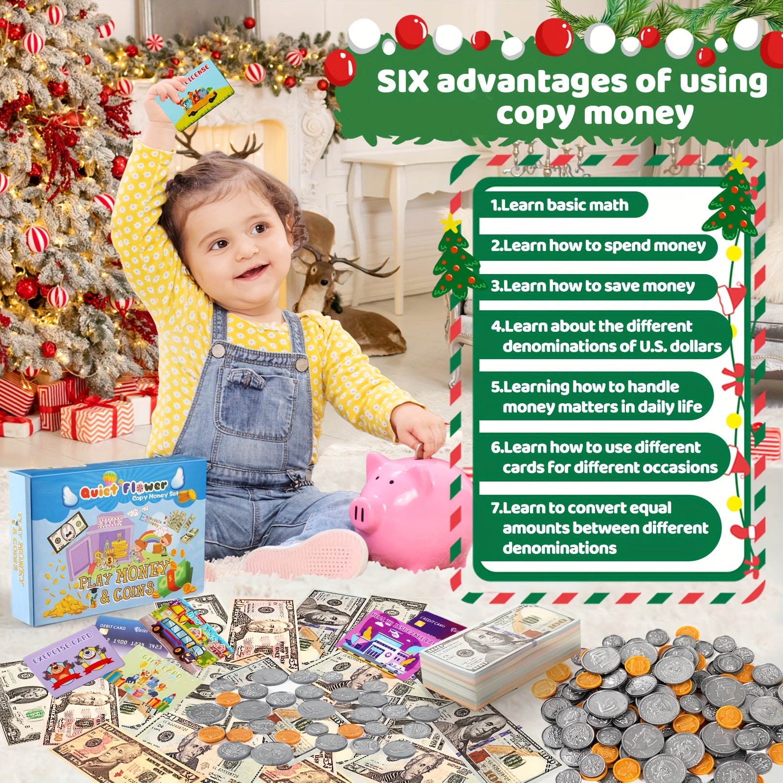 248 قطعة من الدعائم المزيفة، ألعاب تعليمية للأطفال للتعلم، موارد تعليمية للعد للفصول الدراسية، ألعاب تنمية مهارات الرياضيات المبكرة هدية للأعمار من 3 إلى 8 سنوات فما فوق