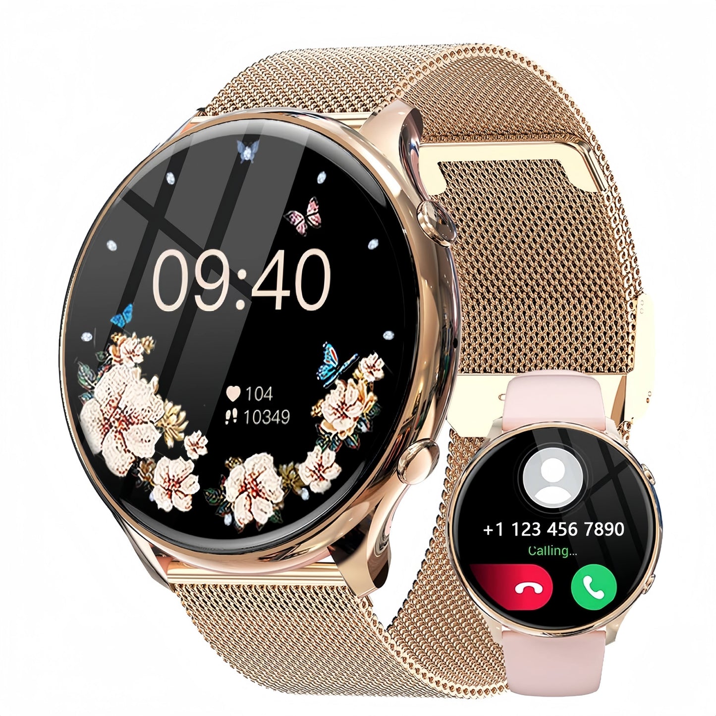 Smart Watches For Women, Answer/Make Calls, 1.39" Smartwatch, 120+ Sports Mode, Pedometer, For Android And IOS, Holiday Gift Idea, For St. Patrick's Day, School Season, Girl's Day