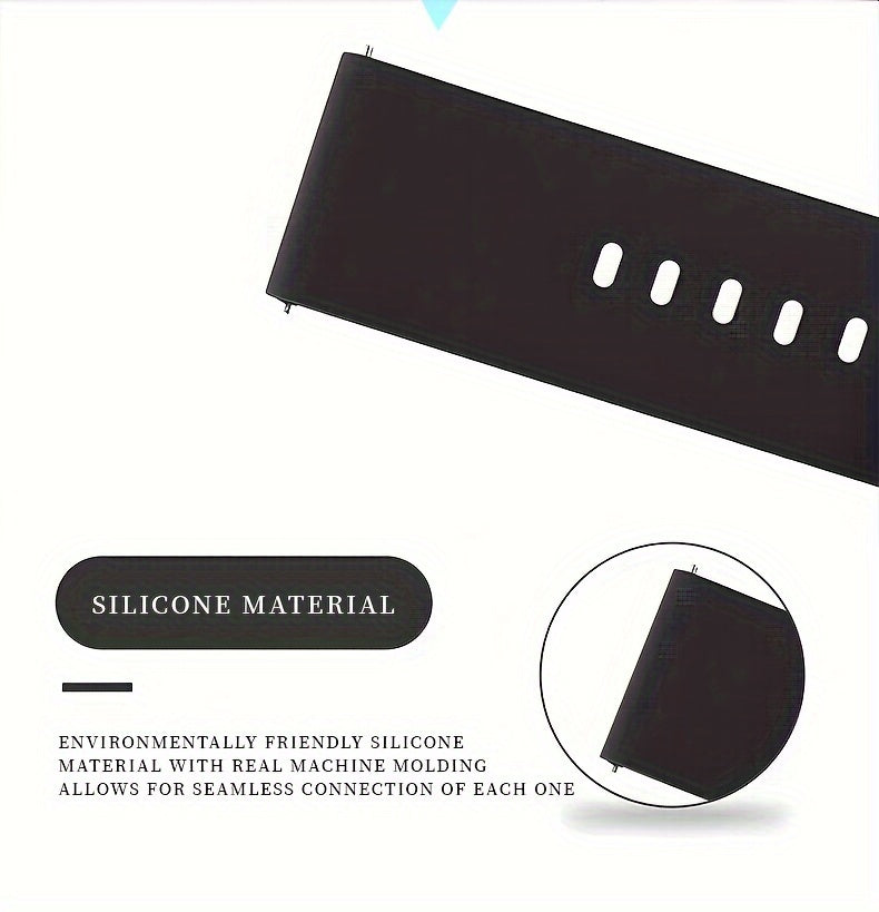 ساعات يد بحزام من السيليكون ومينا من الفولاذ المقاوم للصدأ، هدايا مثالية للنساء والرجال