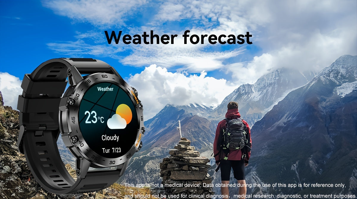 LIGE HD Smart Watch - Stylish Wrist Watches for Women Men with Wireless Call, 1.39" High-Definition Display, Multi-Sports Modes, Information Alerts, Sedentary Reminders, Music Control, Sports Pedometer, and Heart Rate Monitor