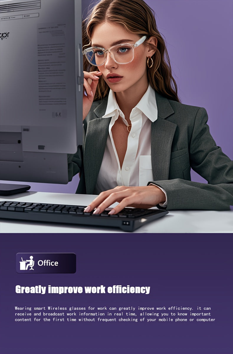 [نظارات ذكية جديدة] نظارات ذكية: نظارات رياضية خارجية جديدة لالتقاط الصور | موسيقى ومكالمات، خفيفة الوزن، تصوير عن بُعد، ميكروفون مدمج ومكبر صوت، خاصية تقليل الضوضاء، تعمل باللمس ومساعد صوتي بالذكاء الاصطناعي، متوافقة مع بروتوكول الإنترنت.