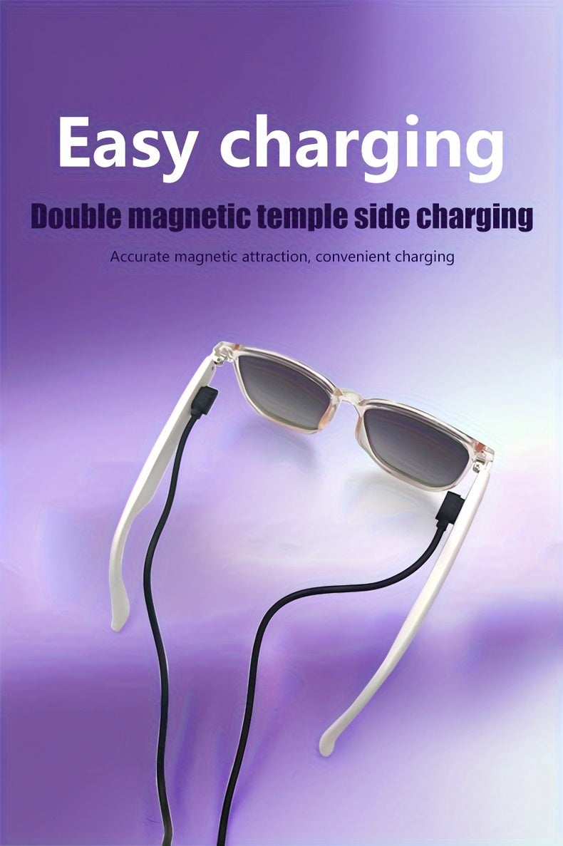 [نظارات ذكية جديدة] نظارات ذكية: نظارات رياضية خارجية جديدة لالتقاط الصور | موسيقى ومكالمات، خفيفة الوزن، تصوير عن بُعد، ميكروفون مدمج ومكبر صوت، خاصية تقليل الضوضاء، تعمل باللمس ومساعد صوتي بالذكاء الاصطناعي، متوافقة مع بروتوكول الإنترنت.