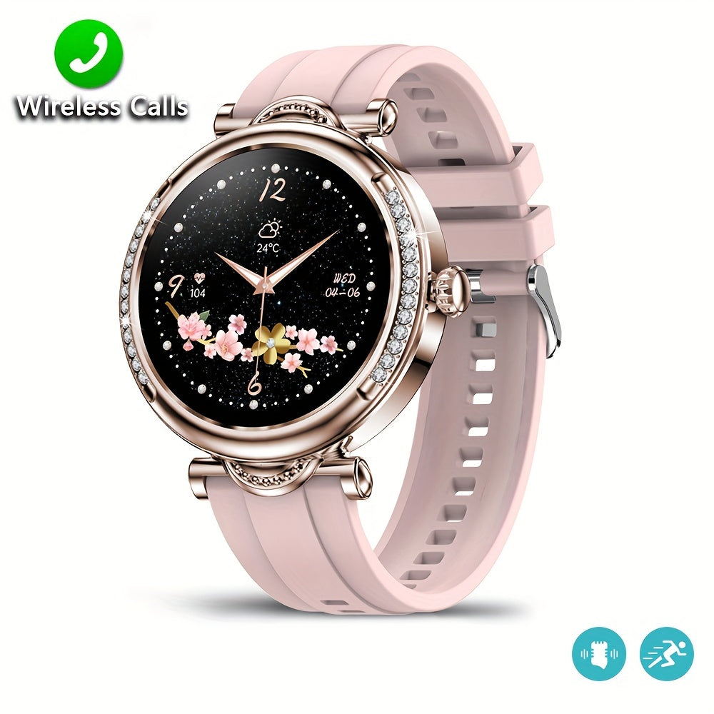 2024 New Wireless Call Smart Watch, 1.27inch Full Touch Screen, Pedometer, Mileage, 100+ Exercise Modes, Weather, Music Control, Remote Photo Taking, Message Alerts, Breathing Exercise, Stopwatch, Timer, Alarm Clock, Fashiona