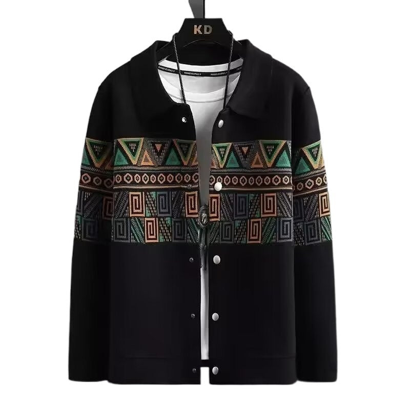 Seamless Knit Cardigan Fallwinter Loose-fitting Jacket Top