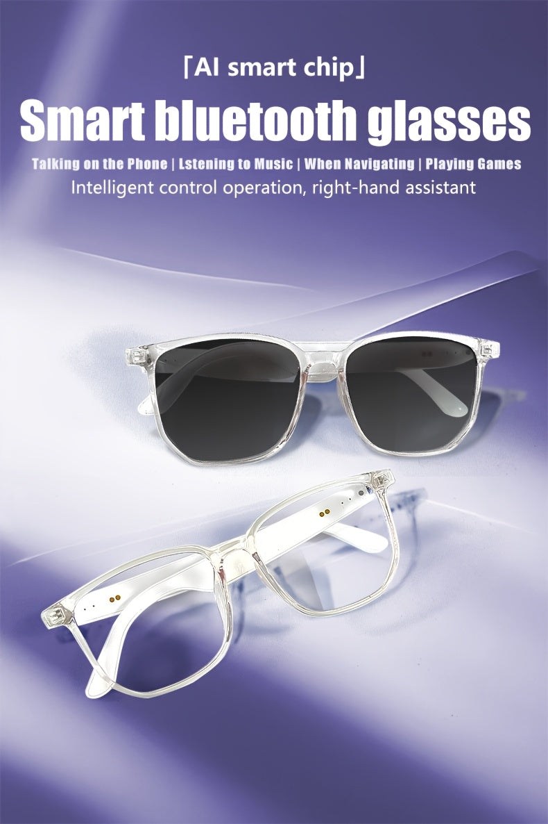 [نظارات ذكية جديدة] نظارات ذكية: نظارات رياضية خارجية جديدة لالتقاط الصور | موسيقى ومكالمات، خفيفة الوزن، تصوير عن بُعد، ميكروفون مدمج ومكبر صوت، خاصية تقليل الضوضاء، تعمل باللمس ومساعد صوتي بالذكاء الاصطناعي، متوافقة مع بروتوكول الإنترنت.
