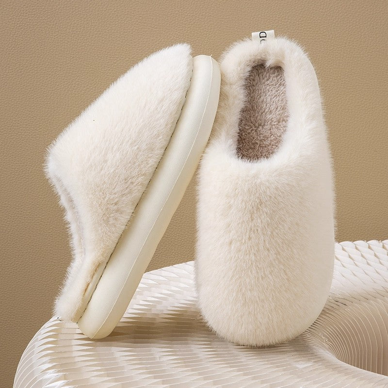 Thick-soled, Cozy Slippers For Indoor Use At Home