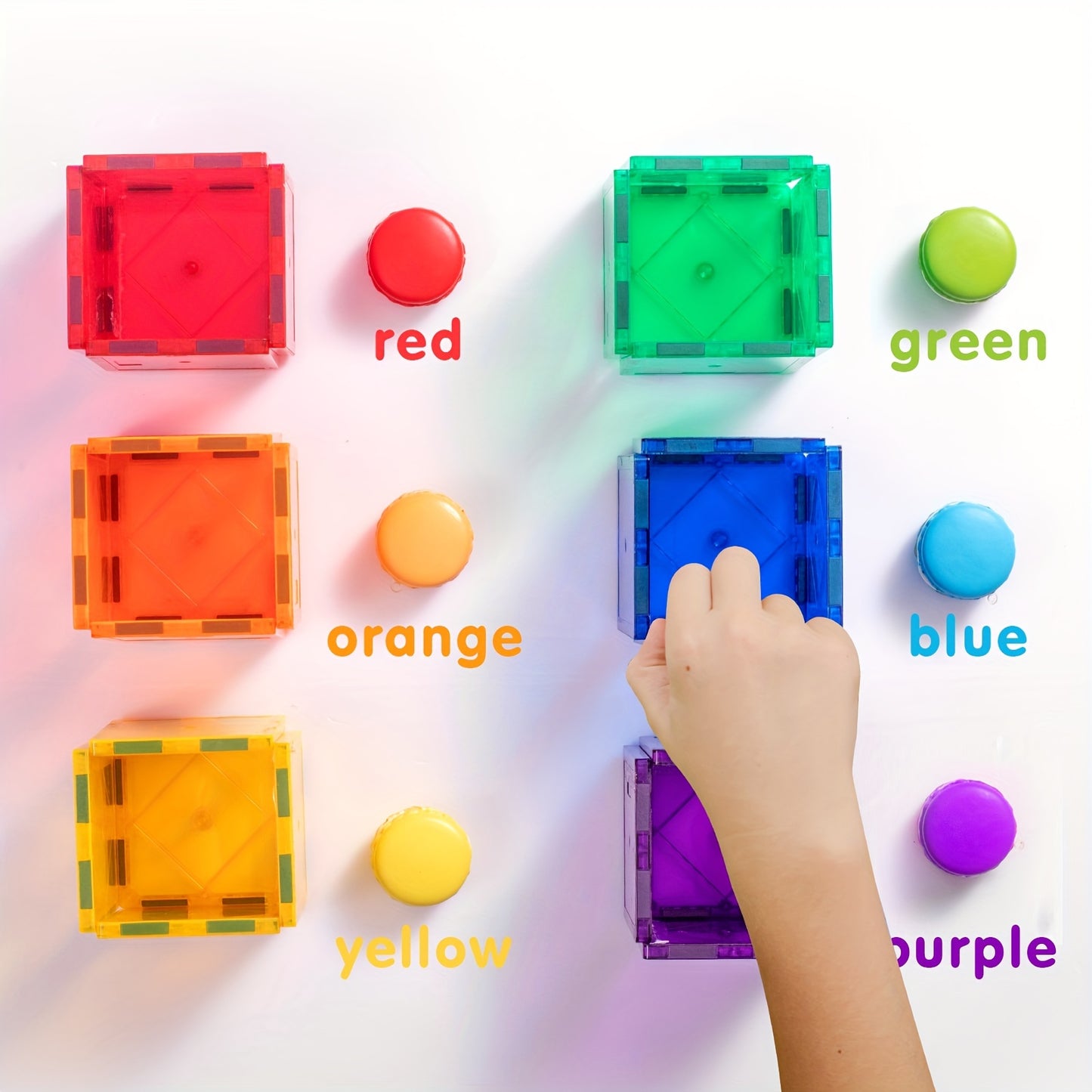 52-Piece Magnetic Building Blocks Set - Educational STEM Toys For Kids, Boys, And Girls - Perfect For Learning And Creative Play