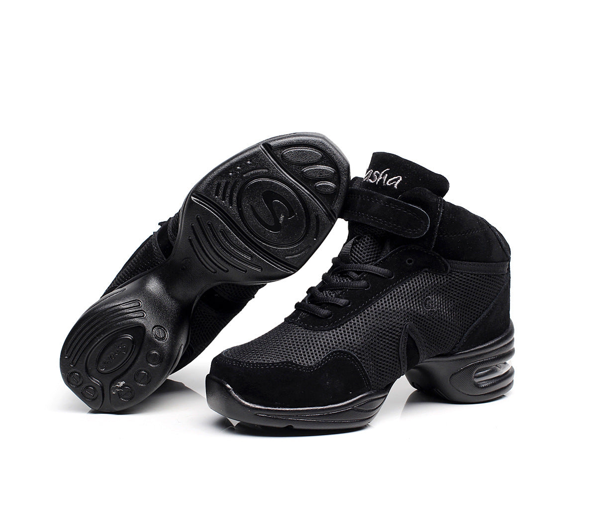 Mesh Dance Shoes For Women Square Dance Shoes Soft-soled Samba And Jazz Shoes