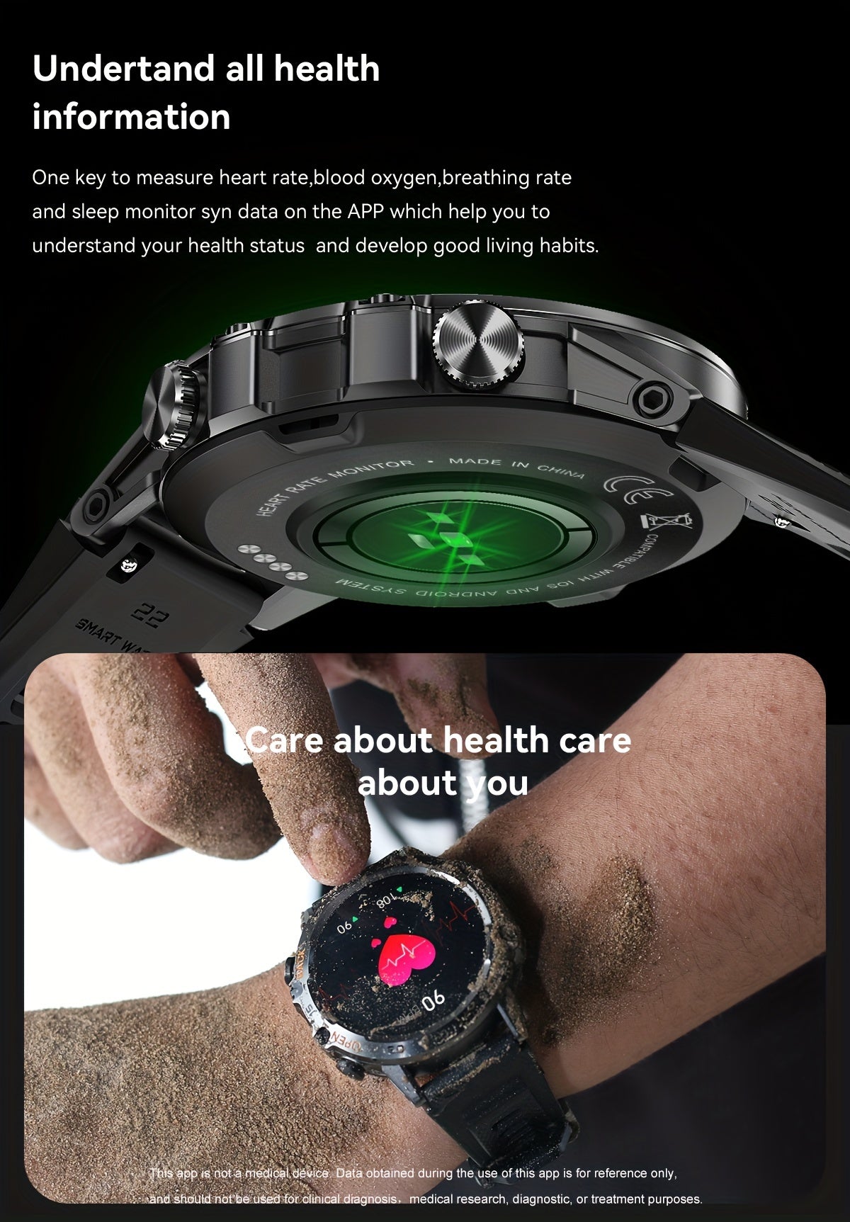 LIGE HD Smart Watch - Stylish Wrist Watches for Women Men with Wireless Call, 1.39" High-Definition Display, Multi-Sports Modes, Information Alerts, Sedentary Reminders, Music Control, Sports Pedometer, and Heart Rate Monitor