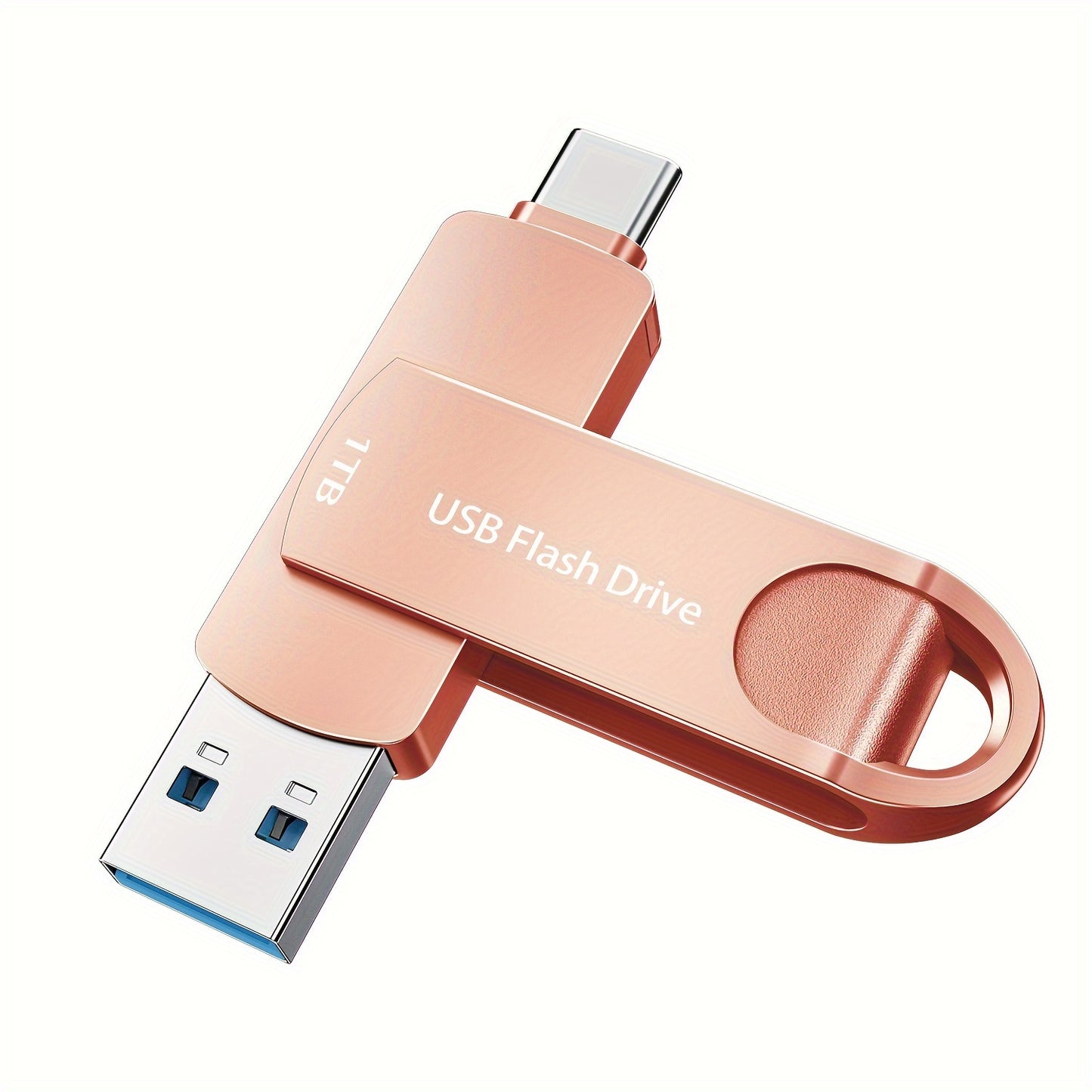 1TB High-Speed USB C Flash Drive - Dual USB 3.0 Memory Stick for Android Phones, MacBook Pro, iPad, Laptop, Computer, and PC - External Data Storage with Fast File Transfer, Compact Design, and Reliable Performance