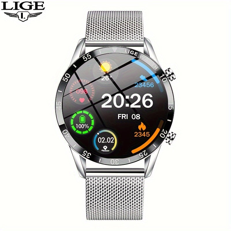 Fashion Smart Watch Full Touch Screen Answer And Reject Incoming Smart Watches Music Control Shake To Take Photo Music Control Sleep Monitoring Step Counting Countdown Sports Fitness Watch