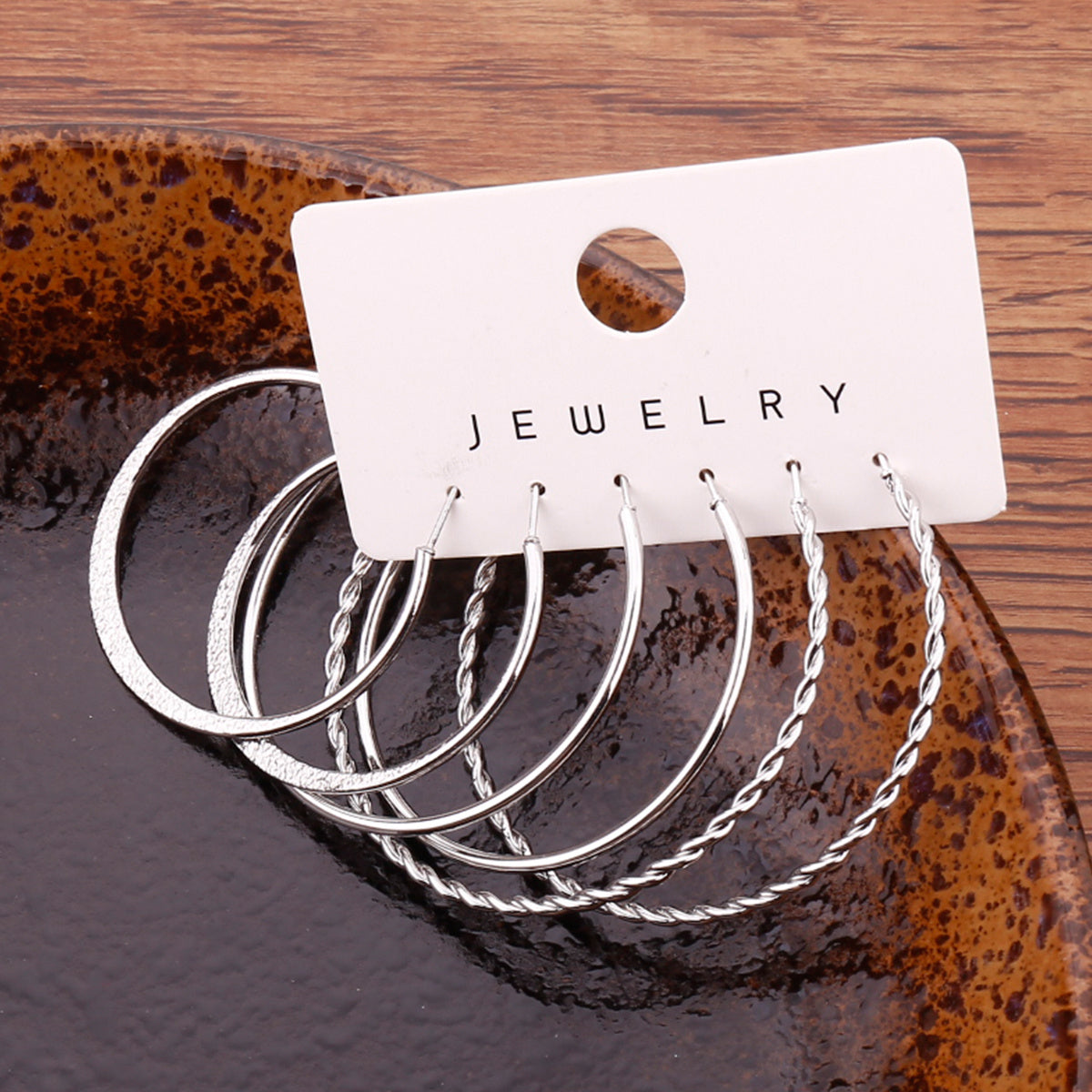 Boho Vintage Style 14K Golden Plated Zinc Alloy Earring Set, Alloy Ear Needle, Non-Feathered Jewelry for Women