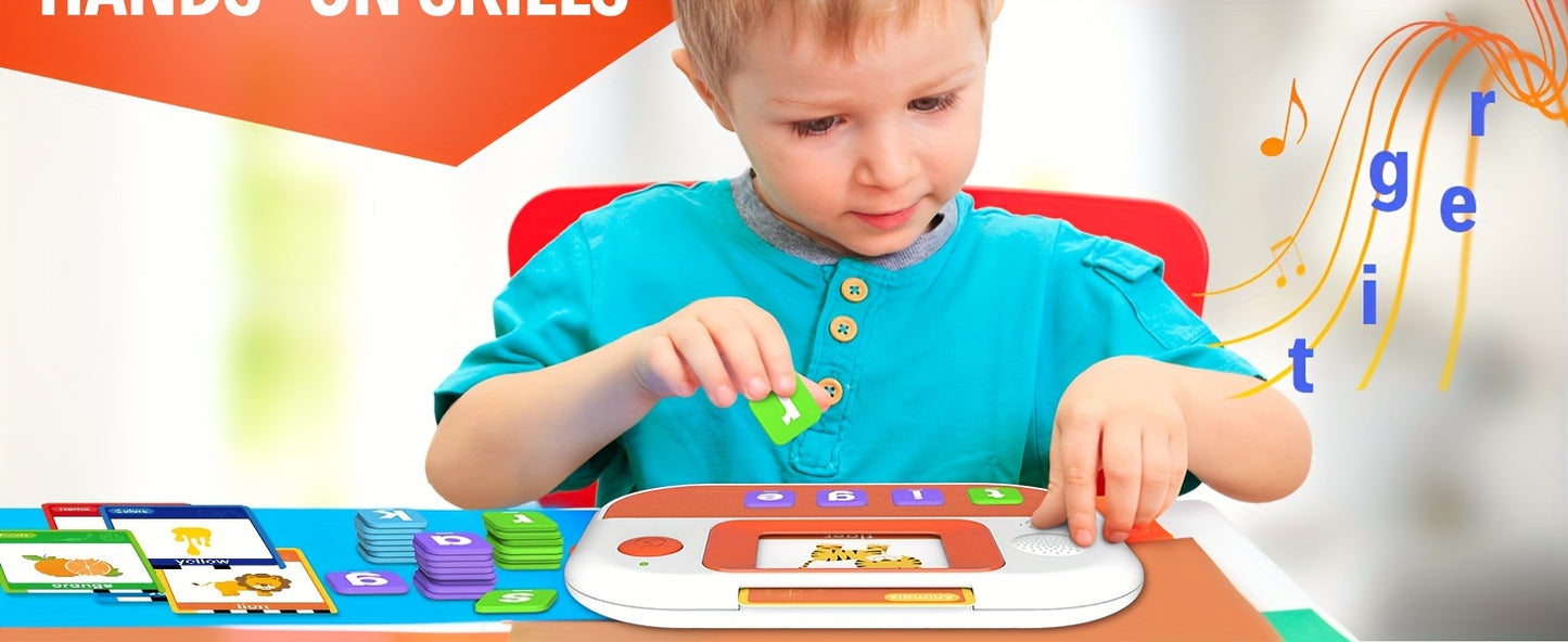 Learning Educational Toys for Kids 1st 2nd Grades, Talking Flash Cards with 176 Sight Words, Alphabet Spelling Games, Speech Therapy Materials, Holiday Birthday Gifts Christmas Halloween Gift