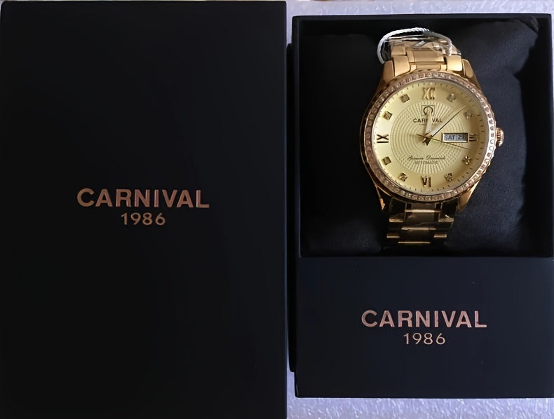 Fiesta watches, men's mechanical watches, Japanese movements, trendy authentic men's watches, hollowed-out watches, holiday gifts