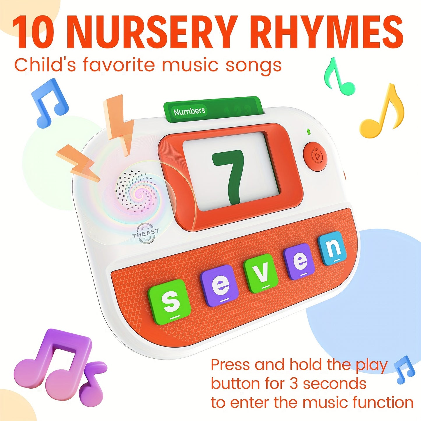 Learning Educational Toys for Kids 1st 2nd Grades, Talking Flash Cards with 176 Sight Words, Alphabet Spelling Games, Speech Therapy Materials, Holiday Birthday Gifts Christmas Halloween Gift