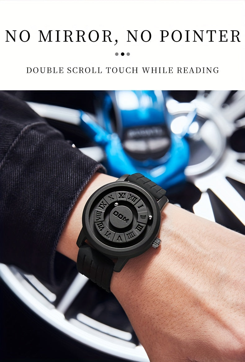 ساعات يد بحزام من السيليكون ومينا من الفولاذ المقاوم للصدأ، هدايا مثالية للنساء والرجال