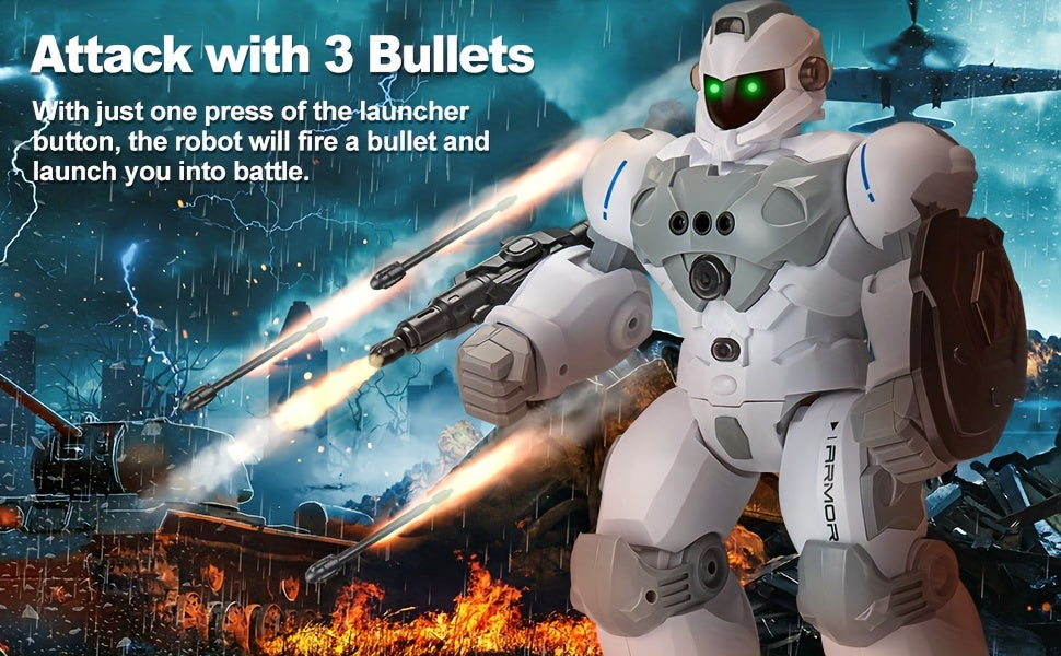 Control Robot Toys for Kids: Intelligent Programmable Robot Gifts for Kids Popular Science Story Toys with 2.4Ghz WiFi Signal Gesture Sensing for Kids