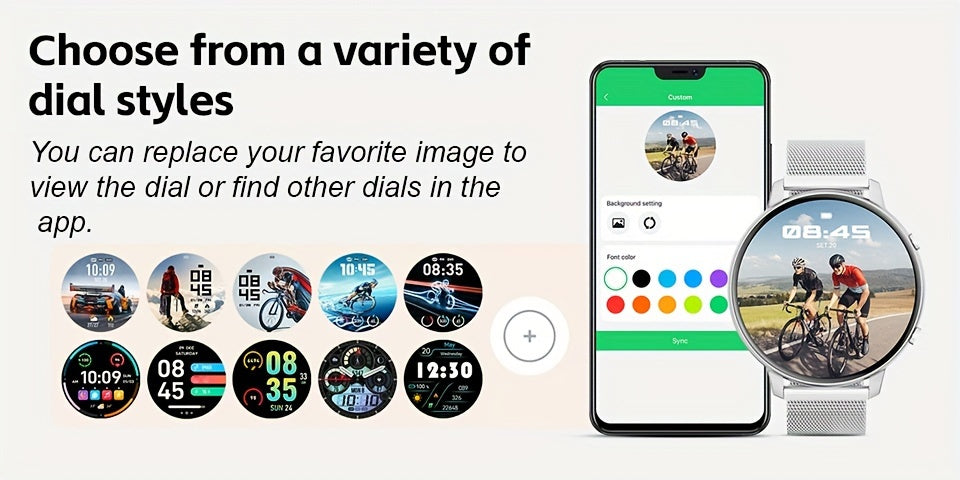 Smart Watches For Women, Answer/Make Calls, 1.39" Smartwatch, 120+ Sports Mode, Pedometer, For Android And IOS, Holiday Gift Idea, For St. Patrick's Day, School Season, Girl's Day