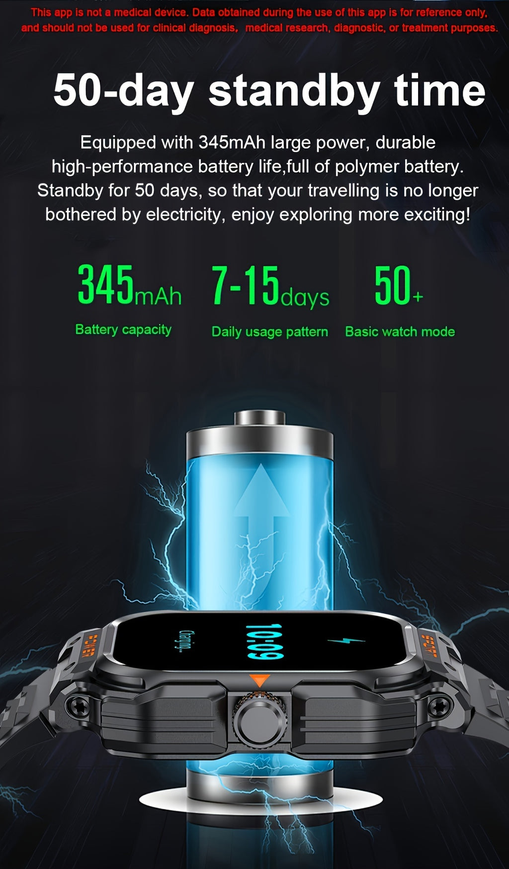 [ساعة ذكية 2 في 1] LONZERUI ساعة ذكية جديدة 2 في 1 للرجال والنساء، ساعة ذكية مقاومة للماء مع مكالمات بلوتوث، شاشة لمس كاملة 2.01 بوصة، مع رسائل، والرد على المكالمات، وتذكيرات بالمعلومات، لهاتف iPhone